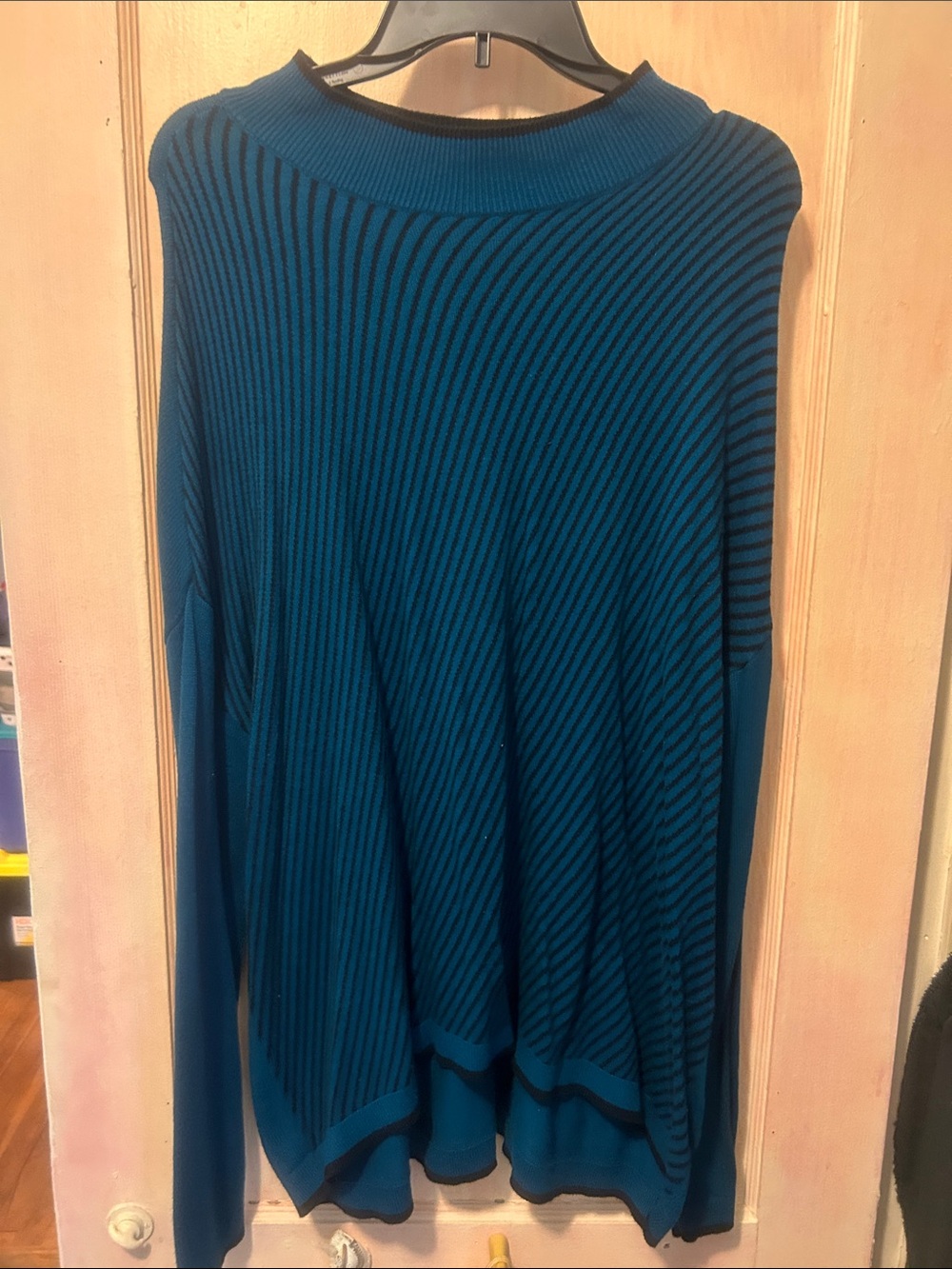 Apt. 9 Teal Ribbed Knit Sweater